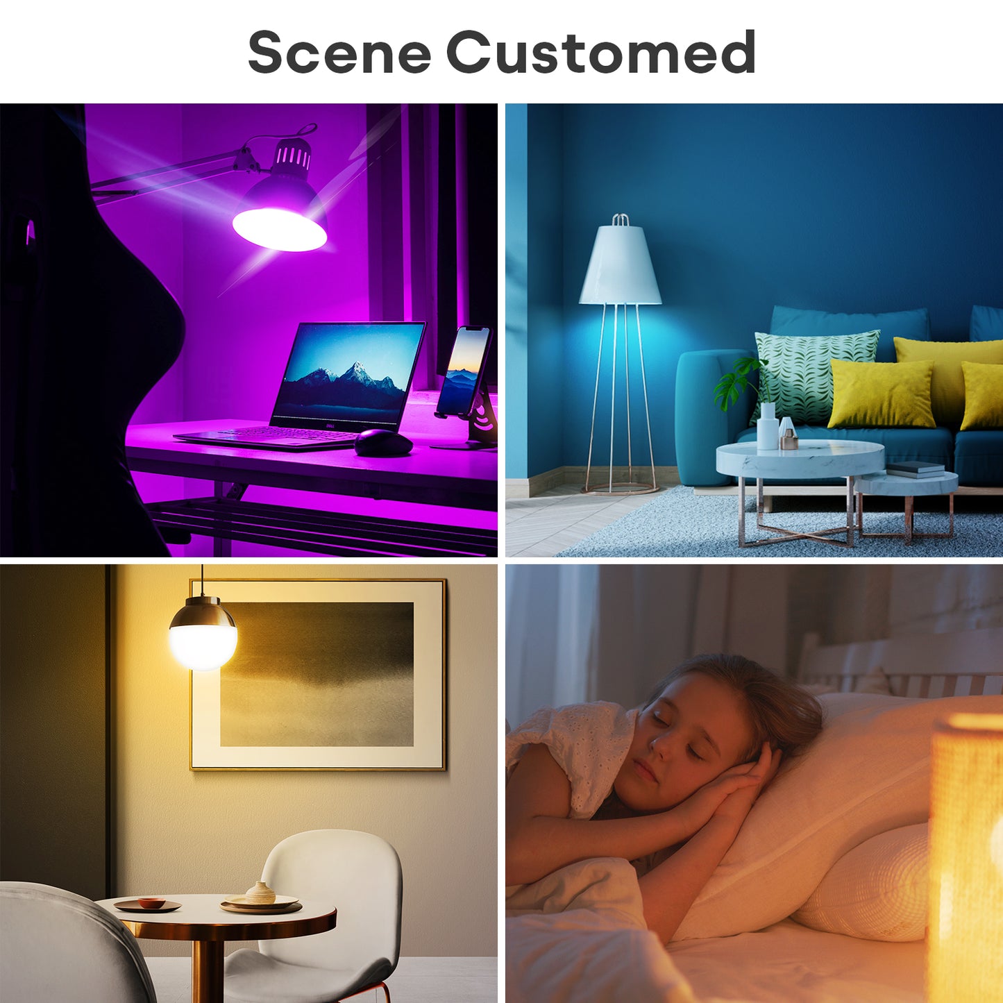 VOCOlinc SmartGlow 60W WiFi RGBCW Ambiance LED Light Bulb-L4 1Pack