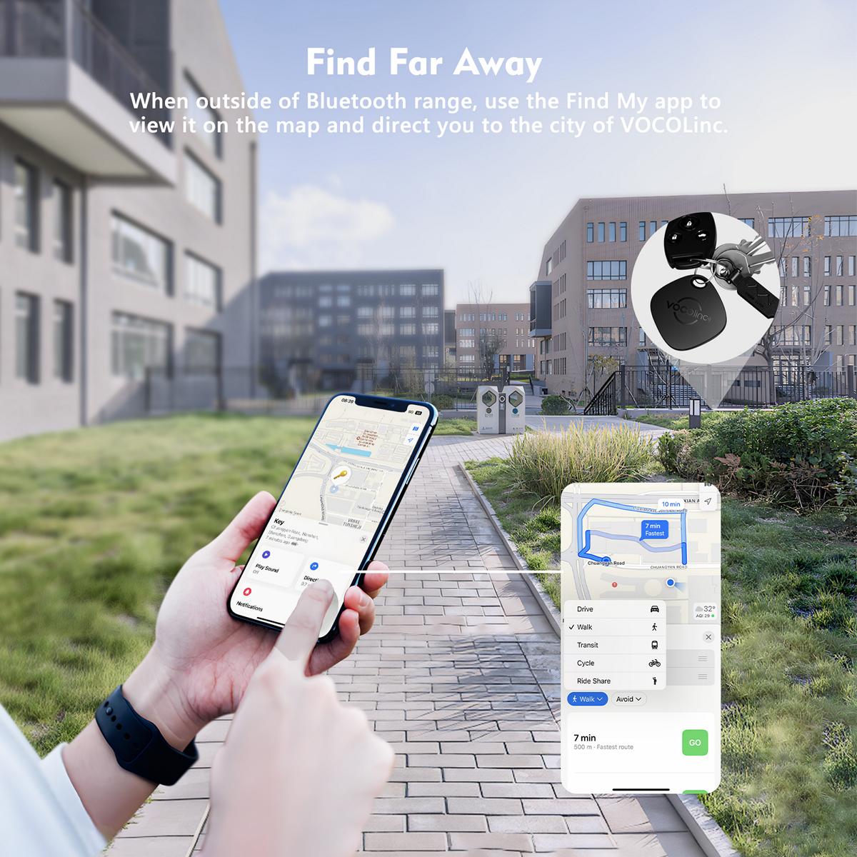 VOCOlinc Black Versatile Bluetooth Finder-VT2201(Only iOS)