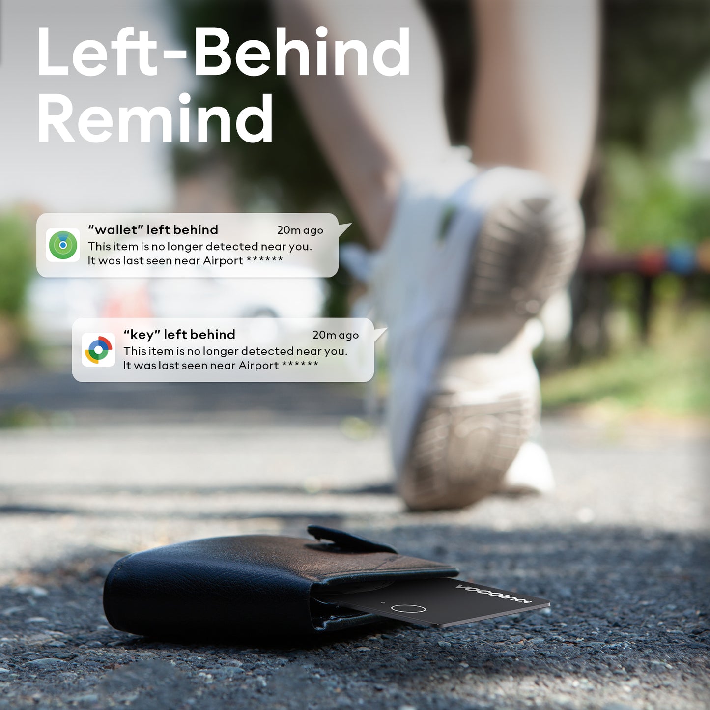 VOCOlinc Air Tag Pro Smart Card for Android & iOS, 2 Pack