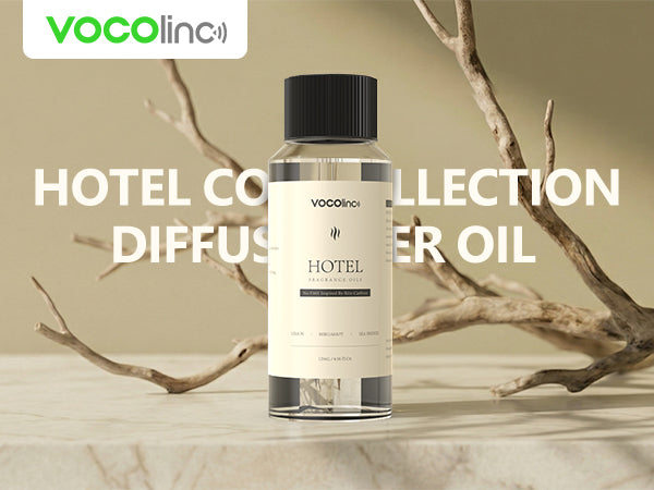 VOCOlinc Hotel Collection Diffuser Oil - Inspired by Luxury Five Star Hotel Lobby Scent Oil for Waterless Oil Diffusers (4.06 OZ)