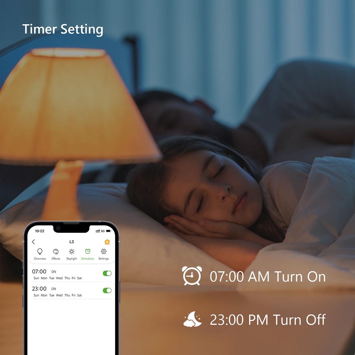 VOCOlinc SmartGlow WiFi 60W RGBW Ambiance LED Light Bulbs– L3-3 Packs