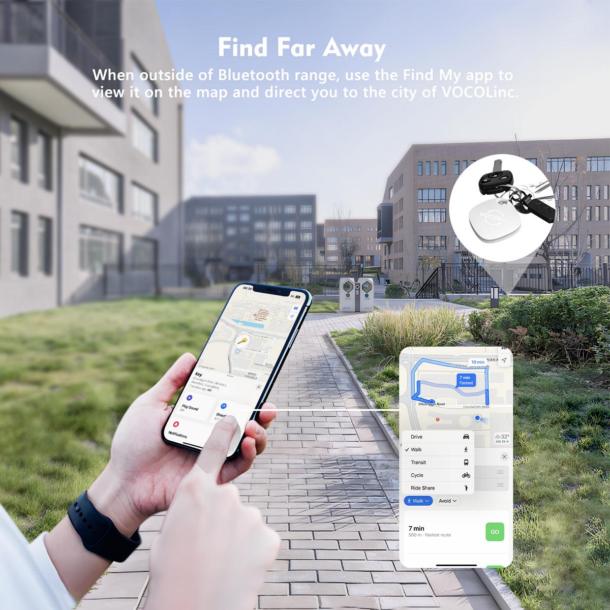VOCOlinc White Versatile Bluetooth Finder-VT2201 (Only iOS)