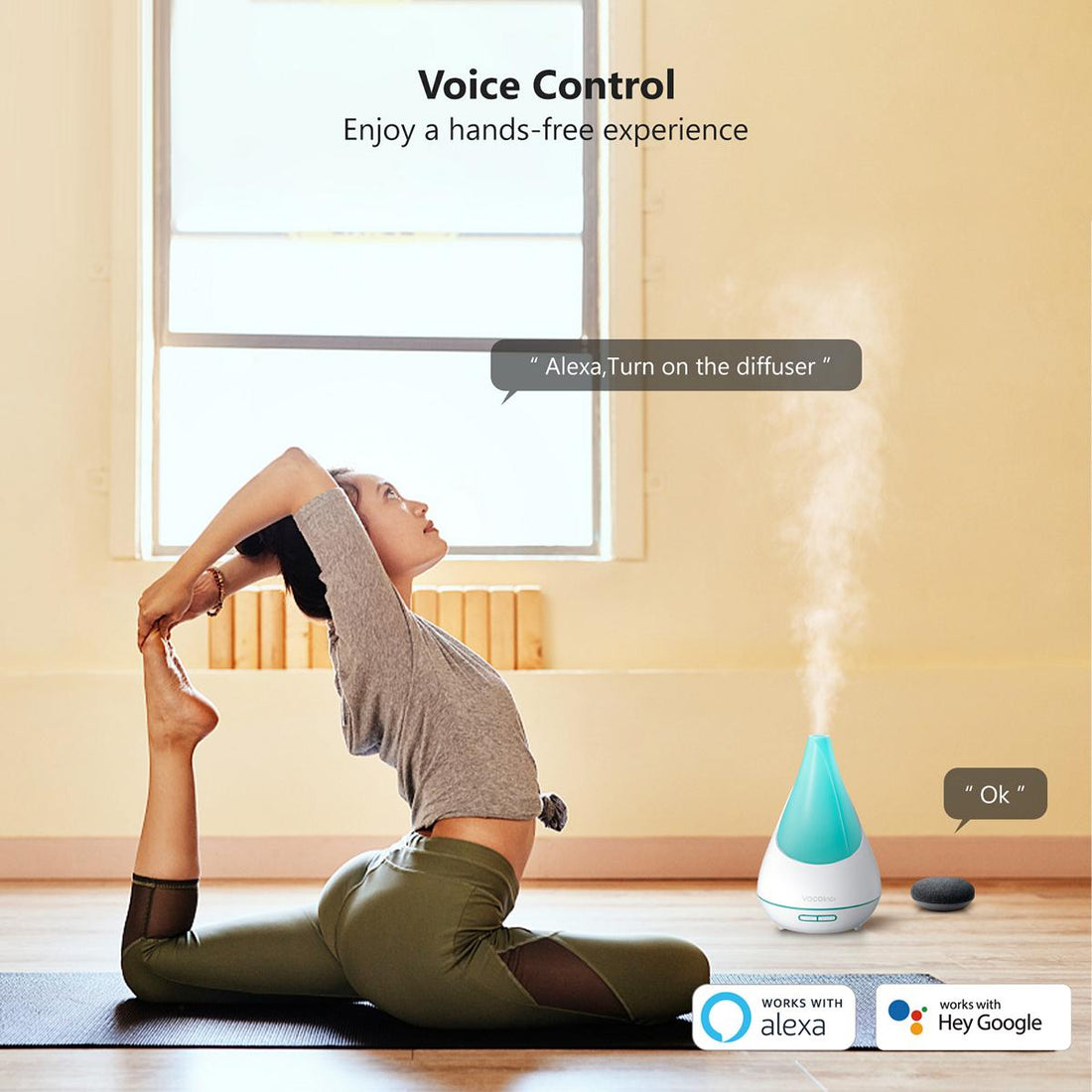 VOCOlinc Smart WiFi Wireless Essential Oil Diffuser 300ml Aromatherapy