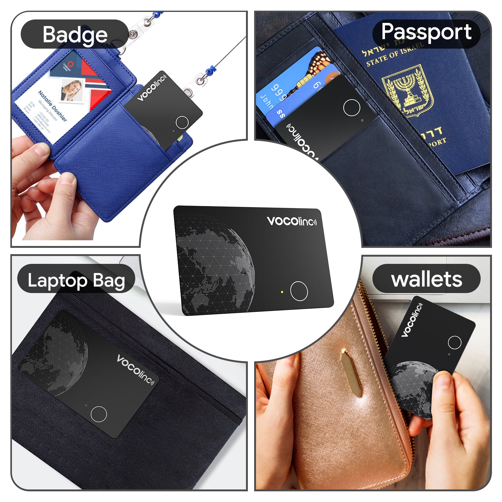 VOCOlinc Air Tag Pro Smart Card for Android & iOS, 2 Pack – © 2025