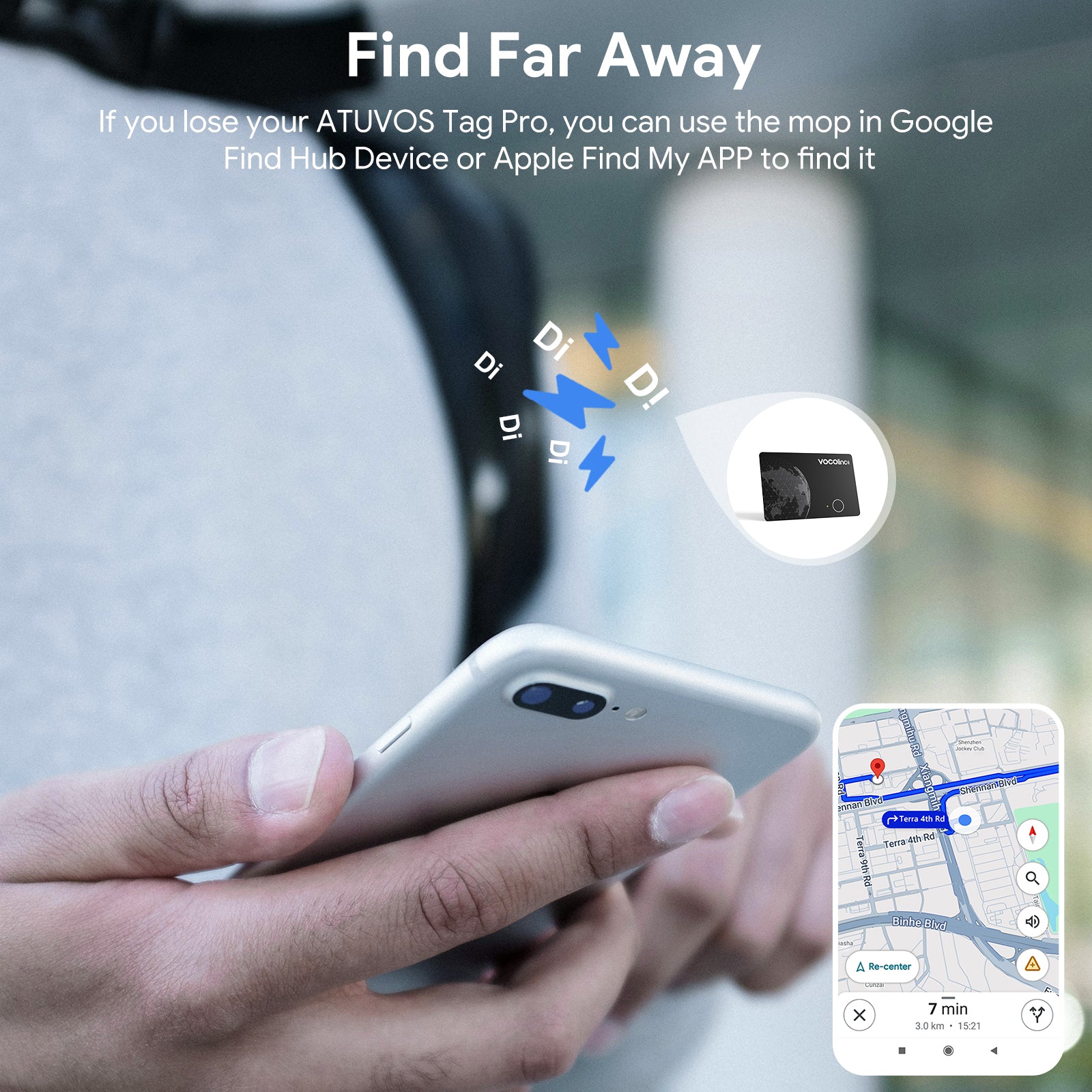 VOCOlinc Air Tag Pro Smart Card for Android & iOS, 2 Pack – © 2025