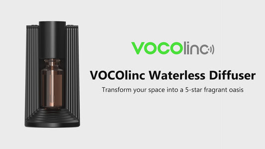 VOCOlinc Waterless Essential Oil Diffuser with 20mL/0.7Fl Oz Hotel Collection Oil
