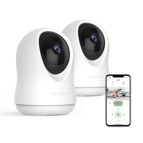 VOCOlinc Indoor Security Camera, 1080P HomeKit Camera , Camera for Home Security/Baby Monitor/ Pets, Pan/Tilt IP Camera with Night Vision, ,2-Way Audio, Live Video and Motion Detection , HomeKit ONLY